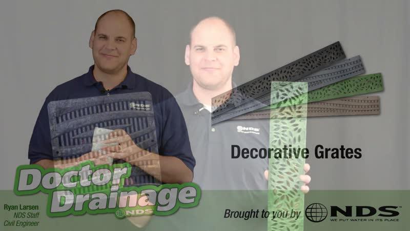 Video, Transform Your Outdoor Drainage with NDS Decorative Drain Grates