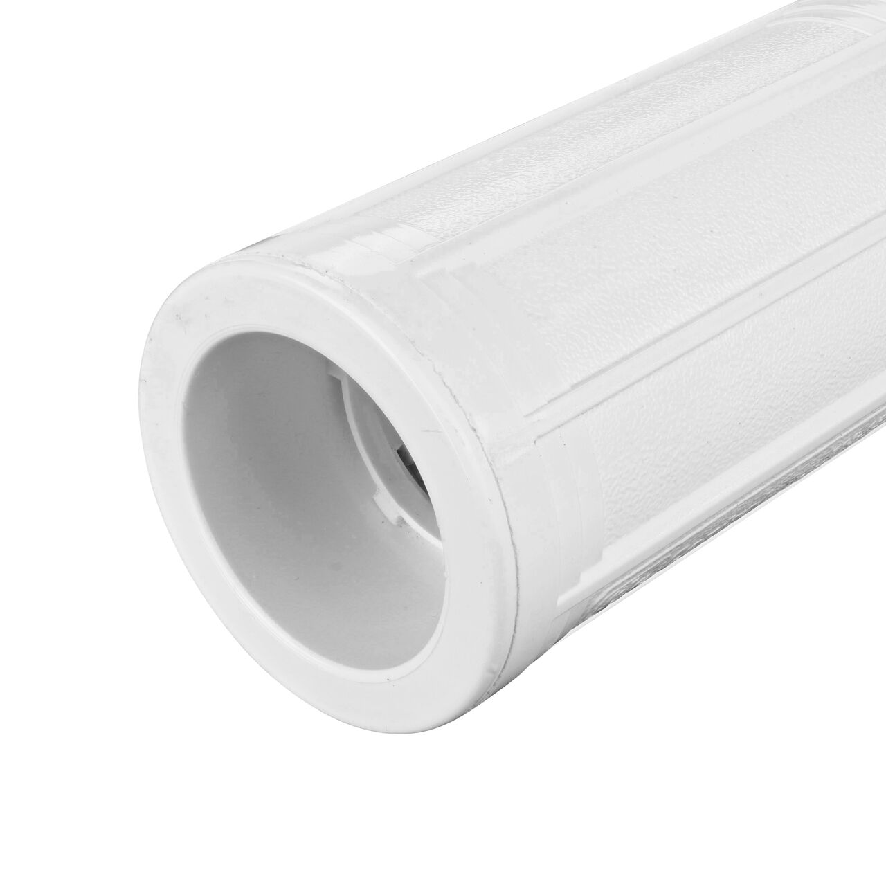 Closeup view of the 1-1/2 inch slip end with Patented Grip-Lock technology and Easy-Grip handle on the Pro-Span 1-1/2 in. Expansion Repair Coupling (118-15)