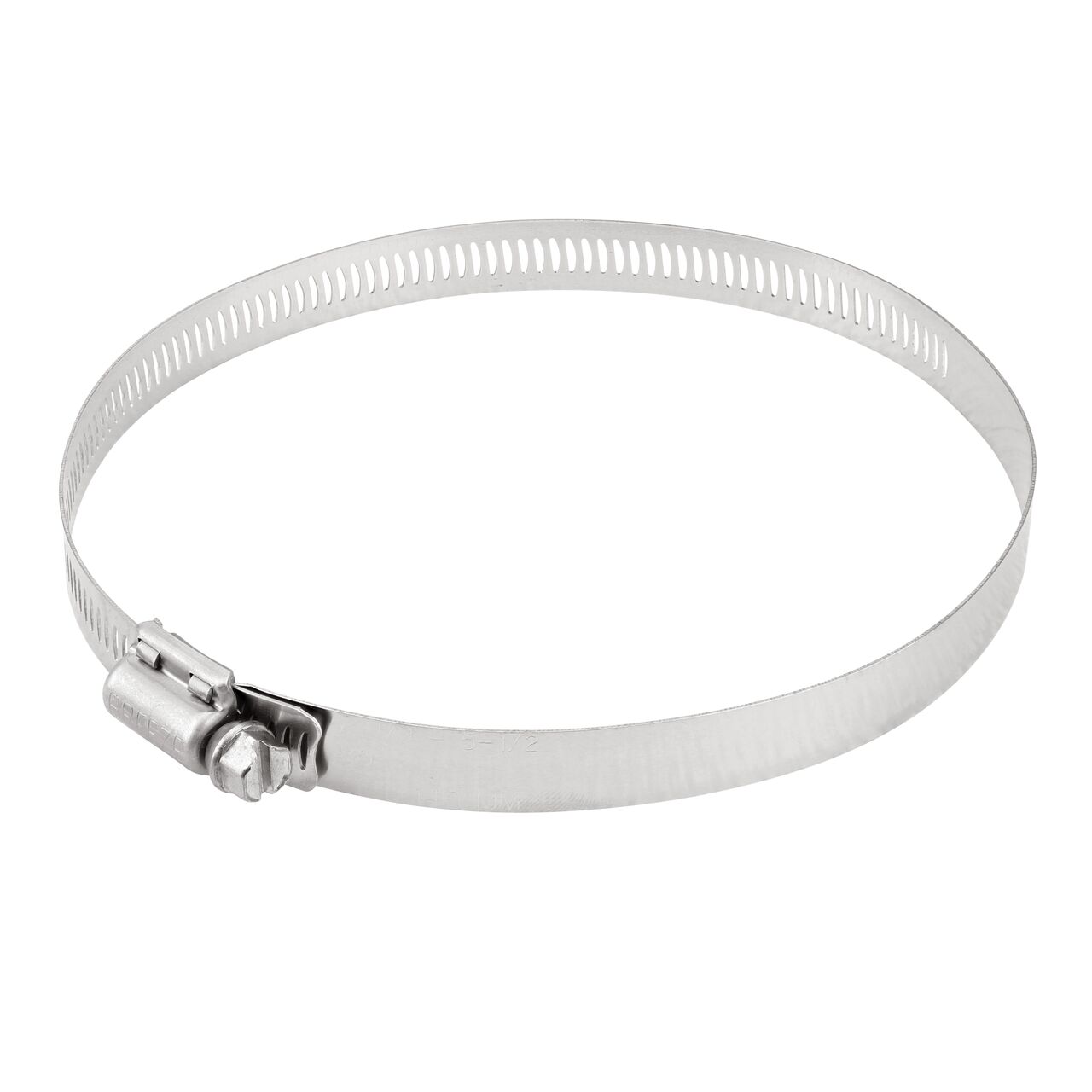 The NDS SAE 80 Worm Drive Hose Clamp with Aero Seal 1/2 in. band width (NDS 64080H) has a heavy duty 4-piece Quadra-Lock design to provide strength and stability; includes underside plate for added strength
