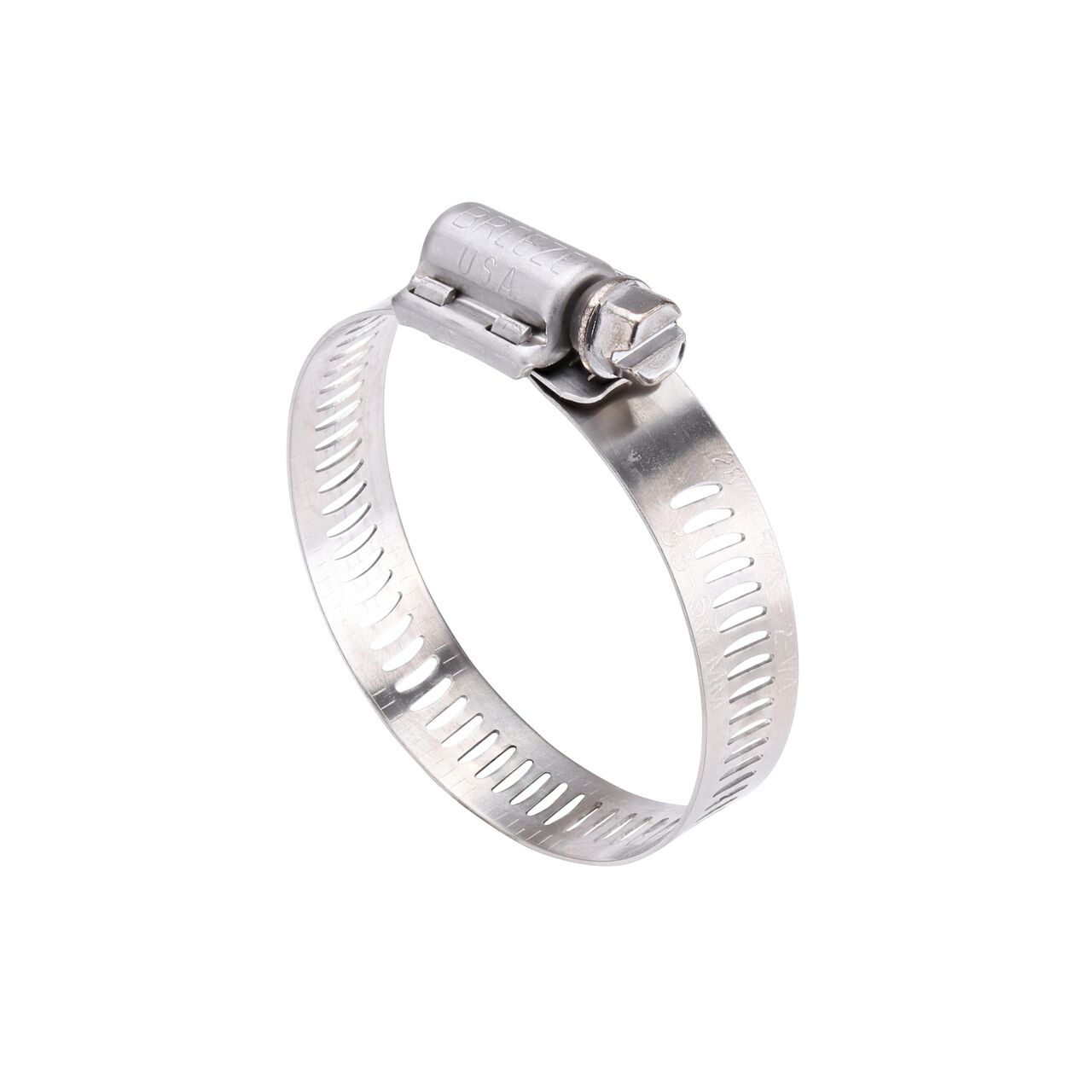 Use the NDS SAE 28 Worm Drive Hose Clamp with Aero Seal 1/2 in. band width (NDS 64028H) to form a secure connection in an industrial application between two pliable hoses or pipes