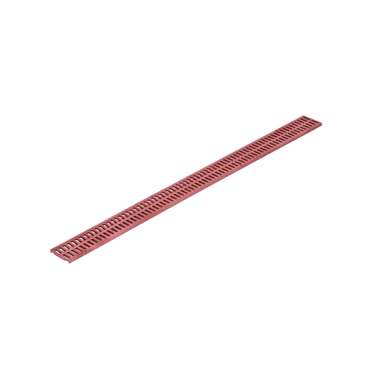 Brick Red Plastic Mini Channel™ Drain Grate (NDS 551)