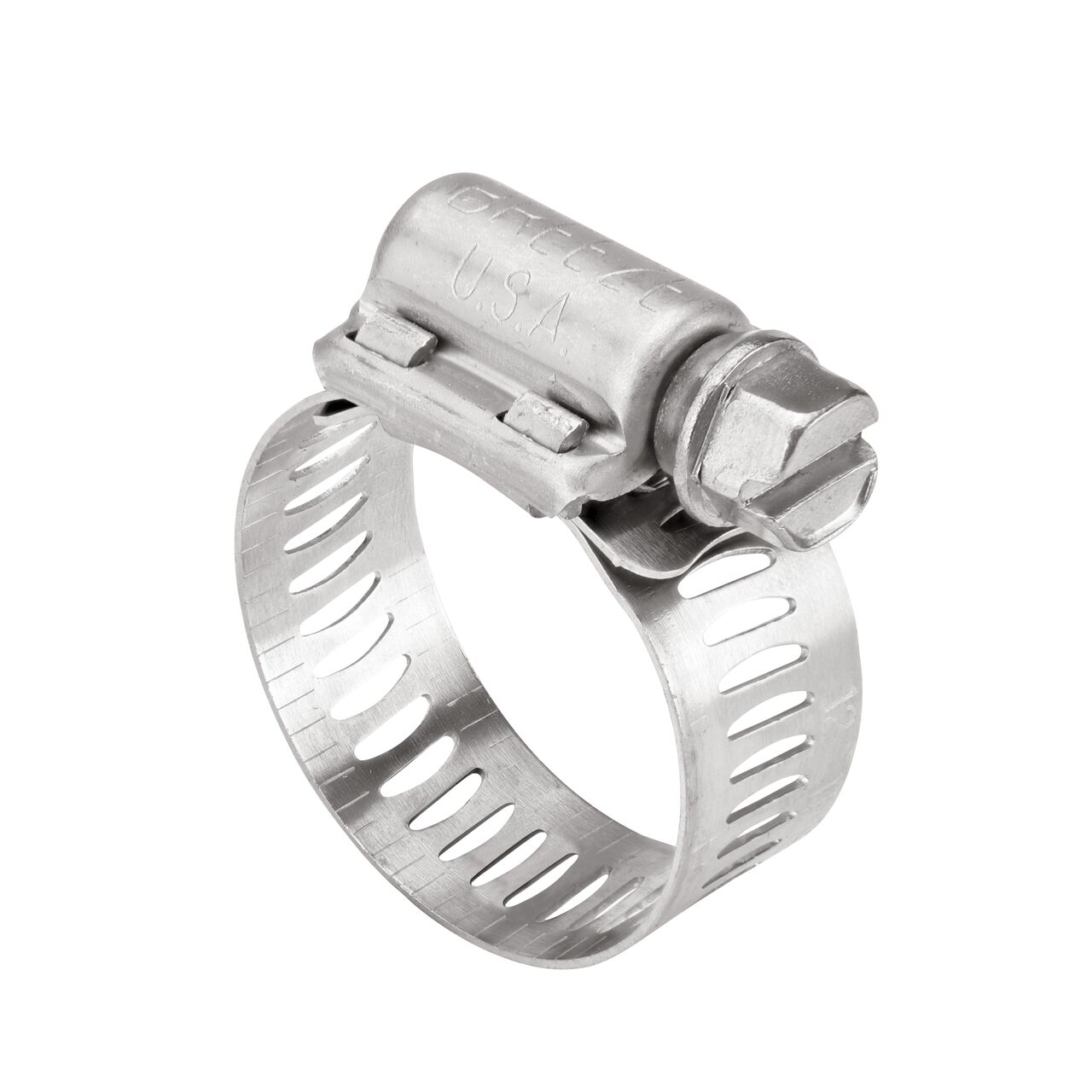 Use the NDS SAE 12 Worm Drive Hose Clamp with Aero Seal 1/2 in. band width (NDS 64012H) to form a secure connection in an industrial application between two pliable hoses or pipes