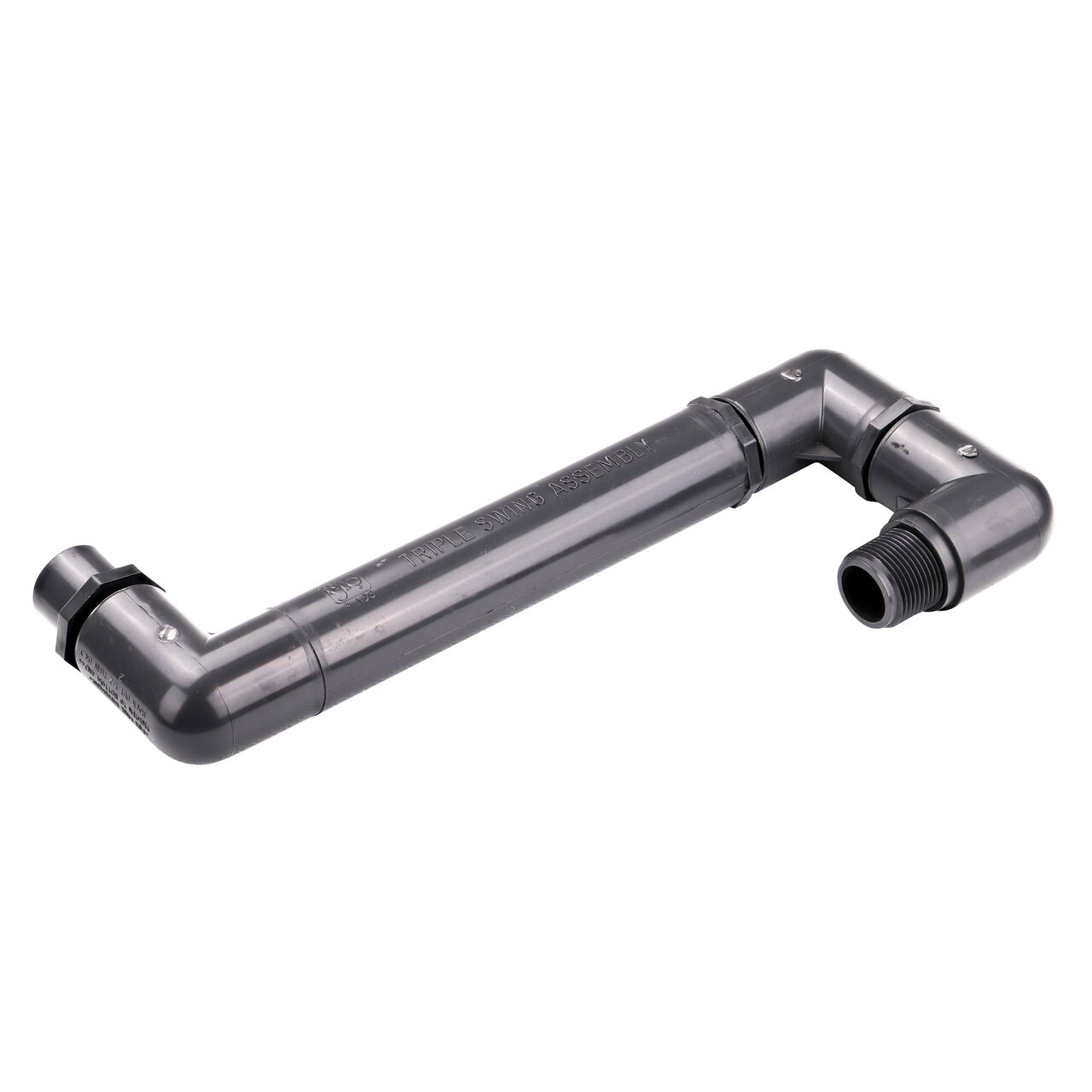 NDS PVC Triple Swing Joints Assembly, Sch. 80 1 in. spigot X 1 in. MPT is engineered for ease of installation, durability, and performance (NDS TSA-1000-ST)