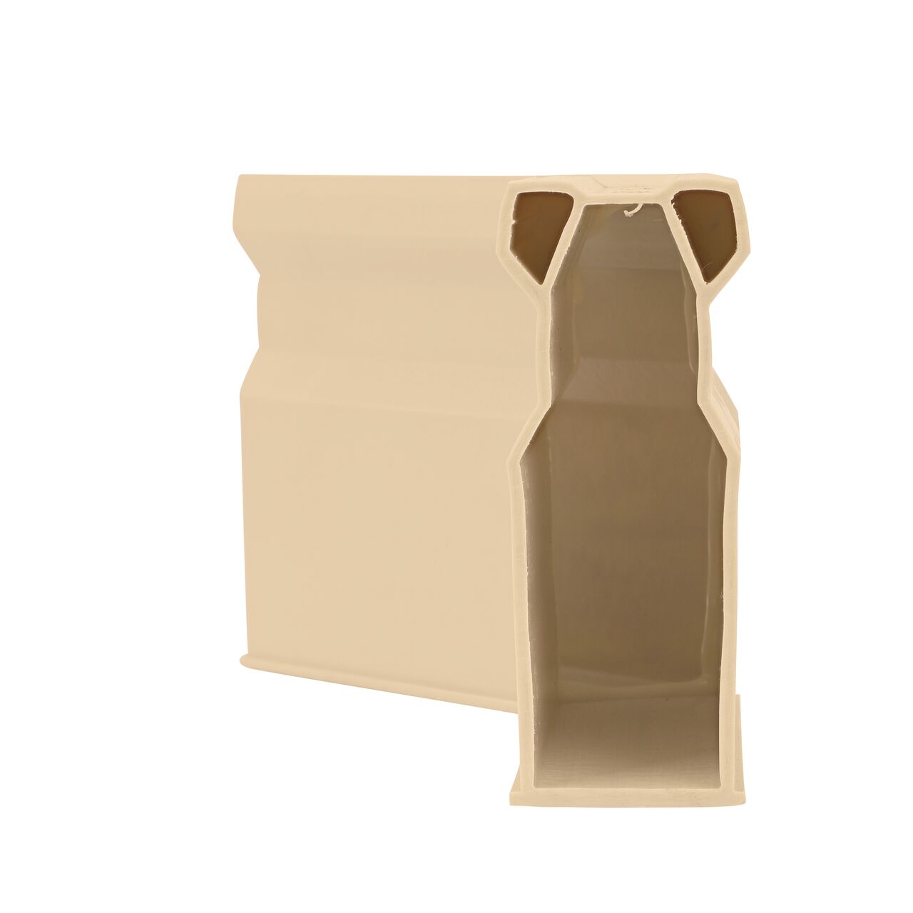 Side view of the Sand Micro Channel Drain 45 degree elbow and inegrated grate (NDS 8302)