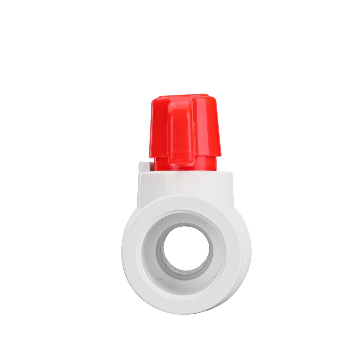 NDS 1/2 in. PVC CTS Ball Valve direct water flow one-way through pipes when the ball valve opens that is perfect for pool and spa, irrigation, and plumbing installations (NDS E1310-05)