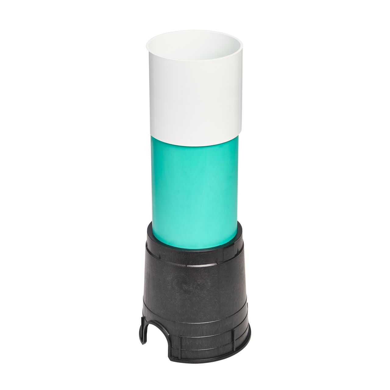 The new NDS 6 in. Standard Series Black Valve Box works with SDR-35 sewer & drain pipe and a 6 in. NDS coupler (NDS 6P05) to expanded height requirements (NDS 2107B)