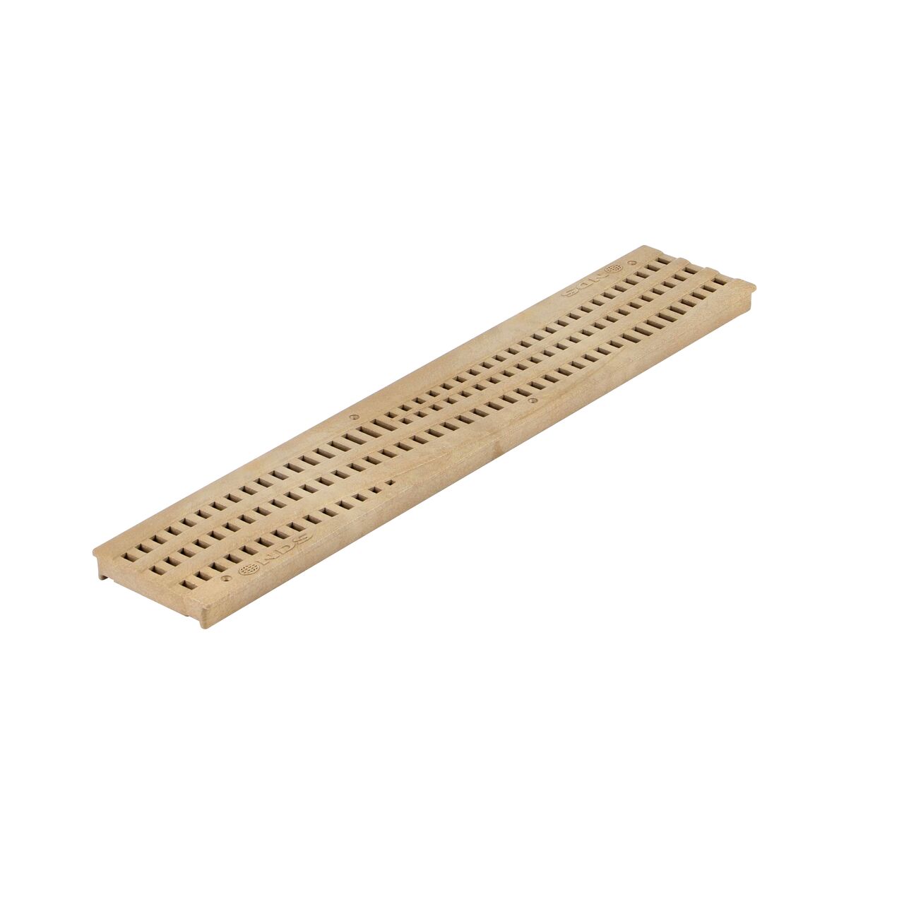 NDS Spee-D® Channel Drain Grate, Decorative Wave Design in Sand Plastic fits Spee-D Channel Drain (NDS 253S)