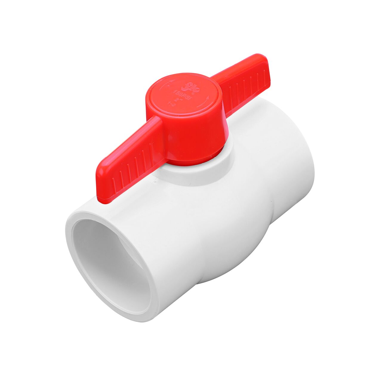 Create a shut-off point in your pipeline with the NDS 2 in. PVC CTS Ball Valve with slip connections (NDS E1310-20)