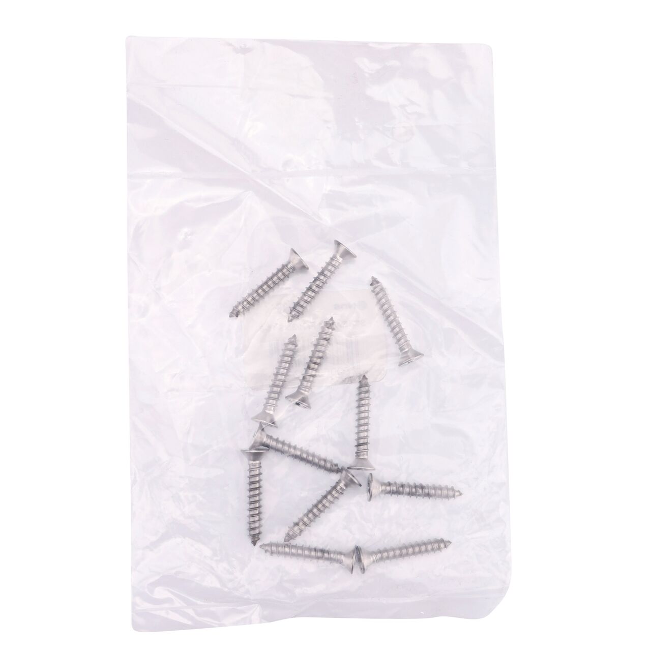 #8 X 1 in. Phillips Flat Head Screws come in a 12-count bag (NDS 229B)