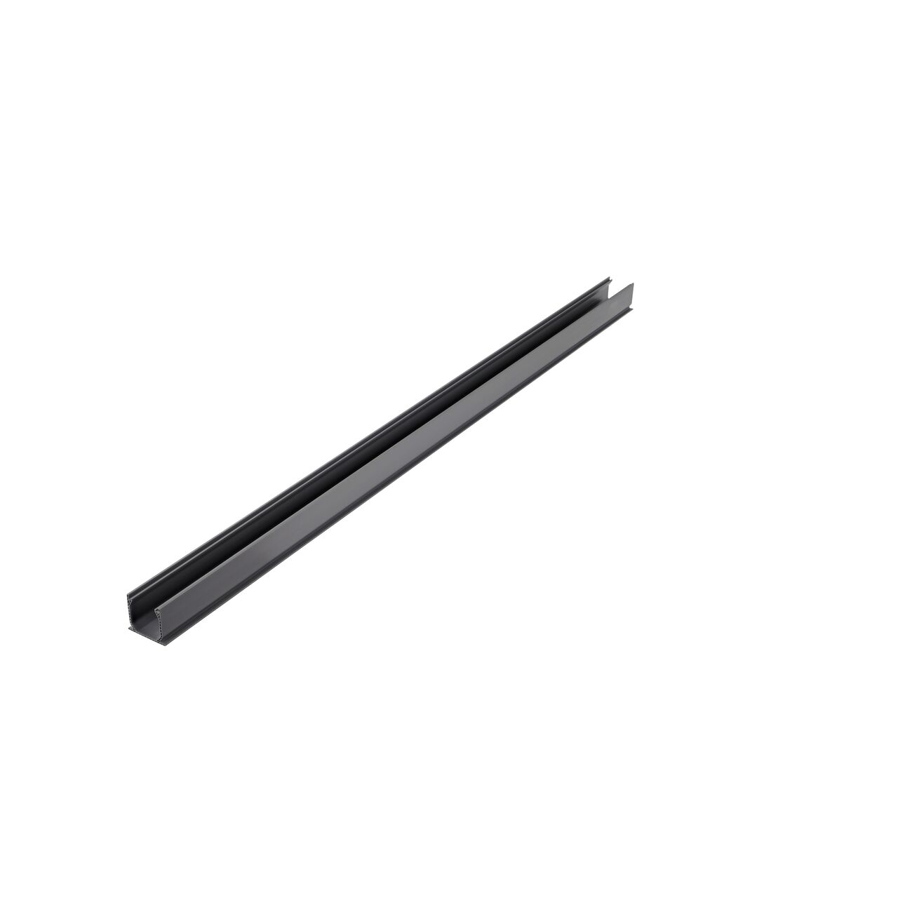 Gray Mini Channel™ Drain is 3-1/16 in. wide X 6 ft. long and can be cut to any size and used in hardscape applications (NDS 500)