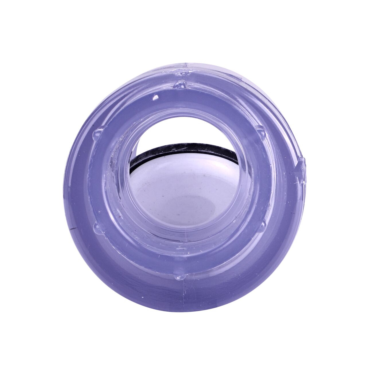 Water is conveyed one-way through the valve when the flap opens on the NDS Clear 1 in. slip end by slip end PVC Swing Check Valve (NDS 1520C10)