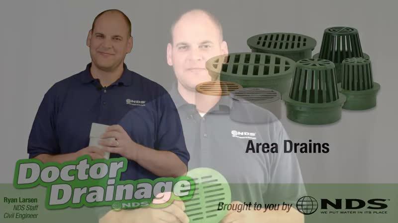Video, Direct Excess Water Away from Your Home and Landscapes With Area Drains