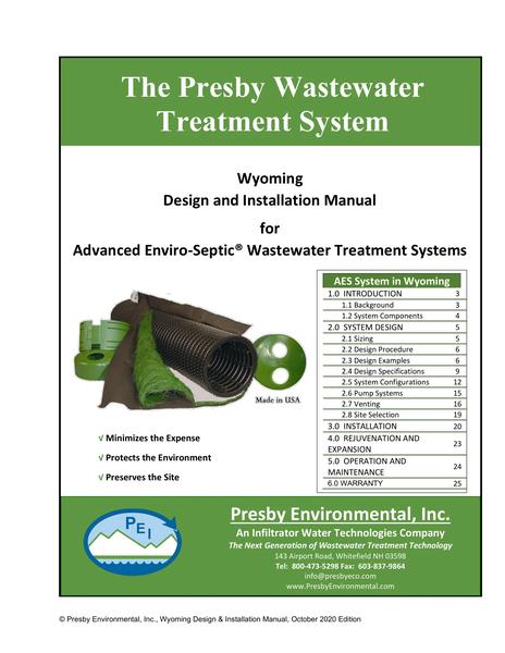 Wyoming PEI Design and Installation Manual