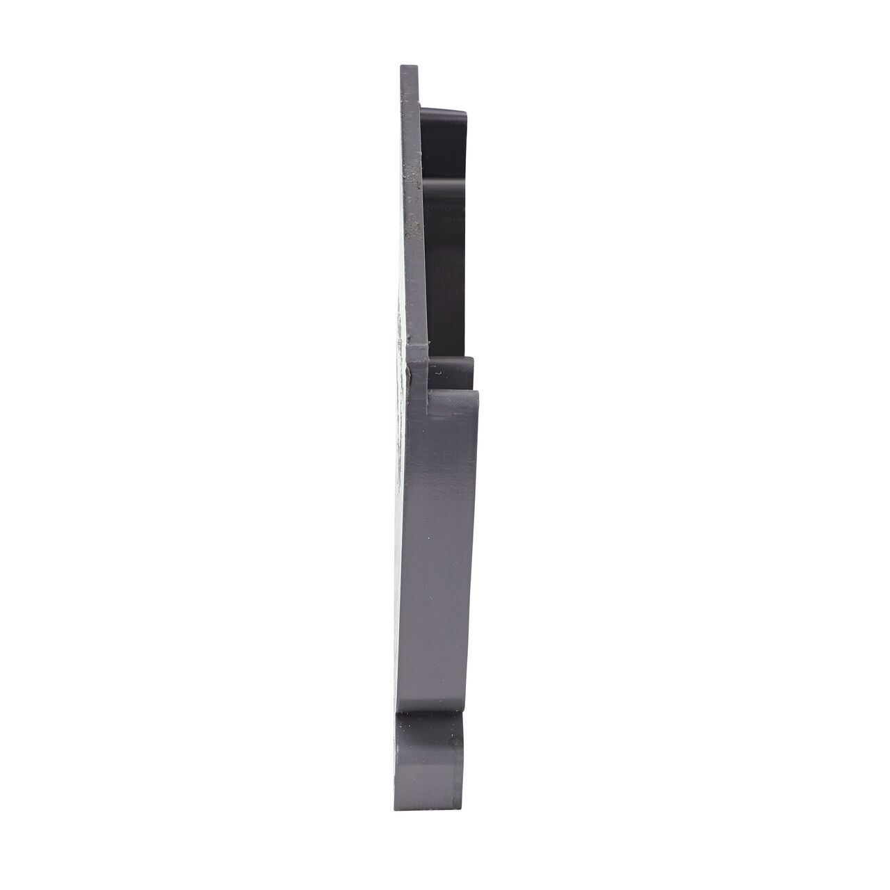 Side view of the NDS Gray Mini Channel™ Drain End Cap (NDS 547, NDS 547*)