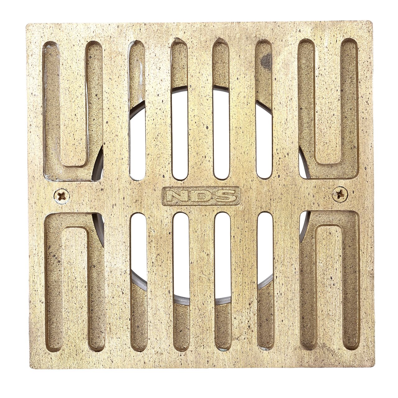 Top Down View of the NDS 5 in. Square Grate (NDS 913B*, NDS 913B)