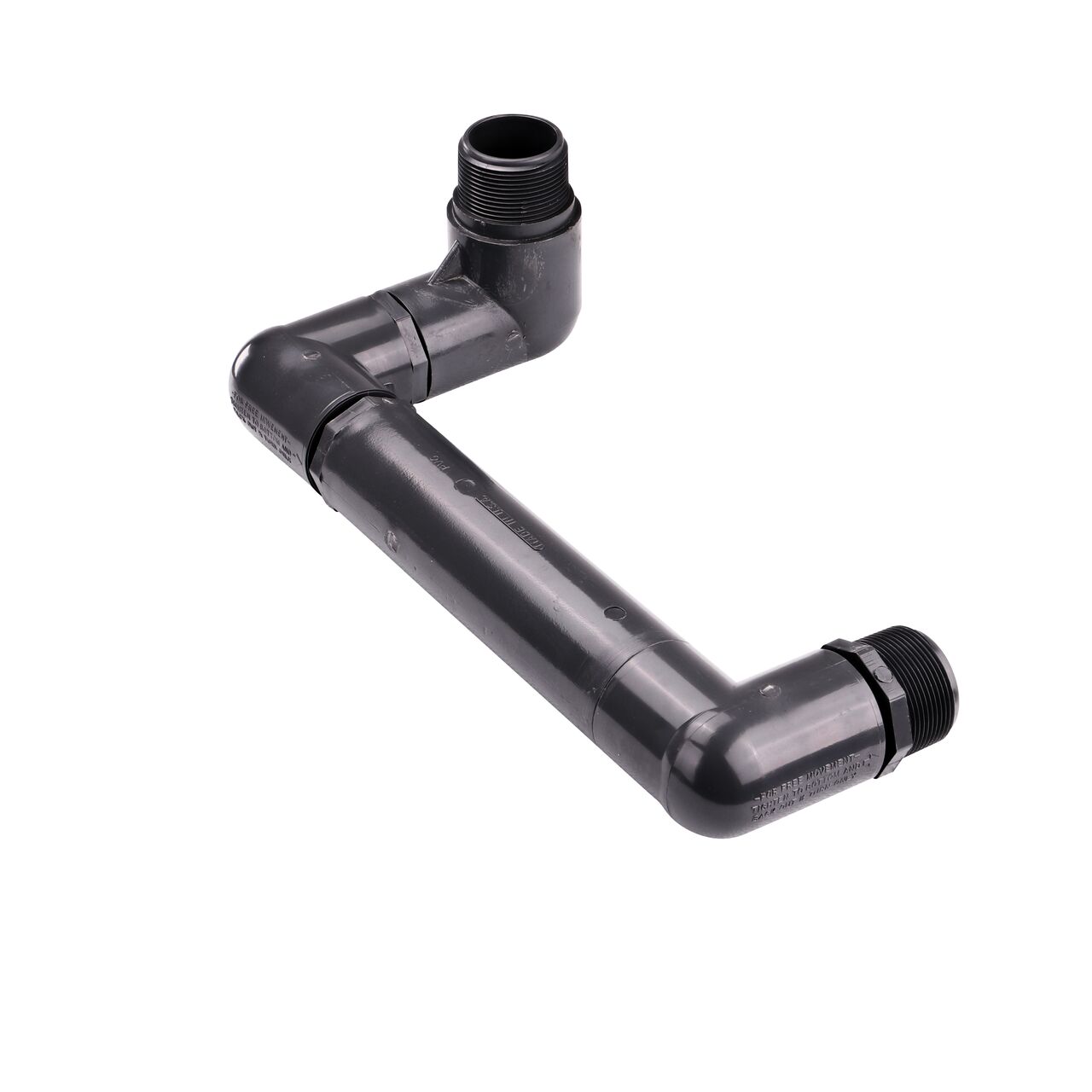 NDS PVC Triple Swing Joints Assembly, Sch. 80 1-1/2 in. MPT is ideal for placing sprinklers in narrow or uneven areas that pipelines can’t reach (NDS TSA-1500-TT)