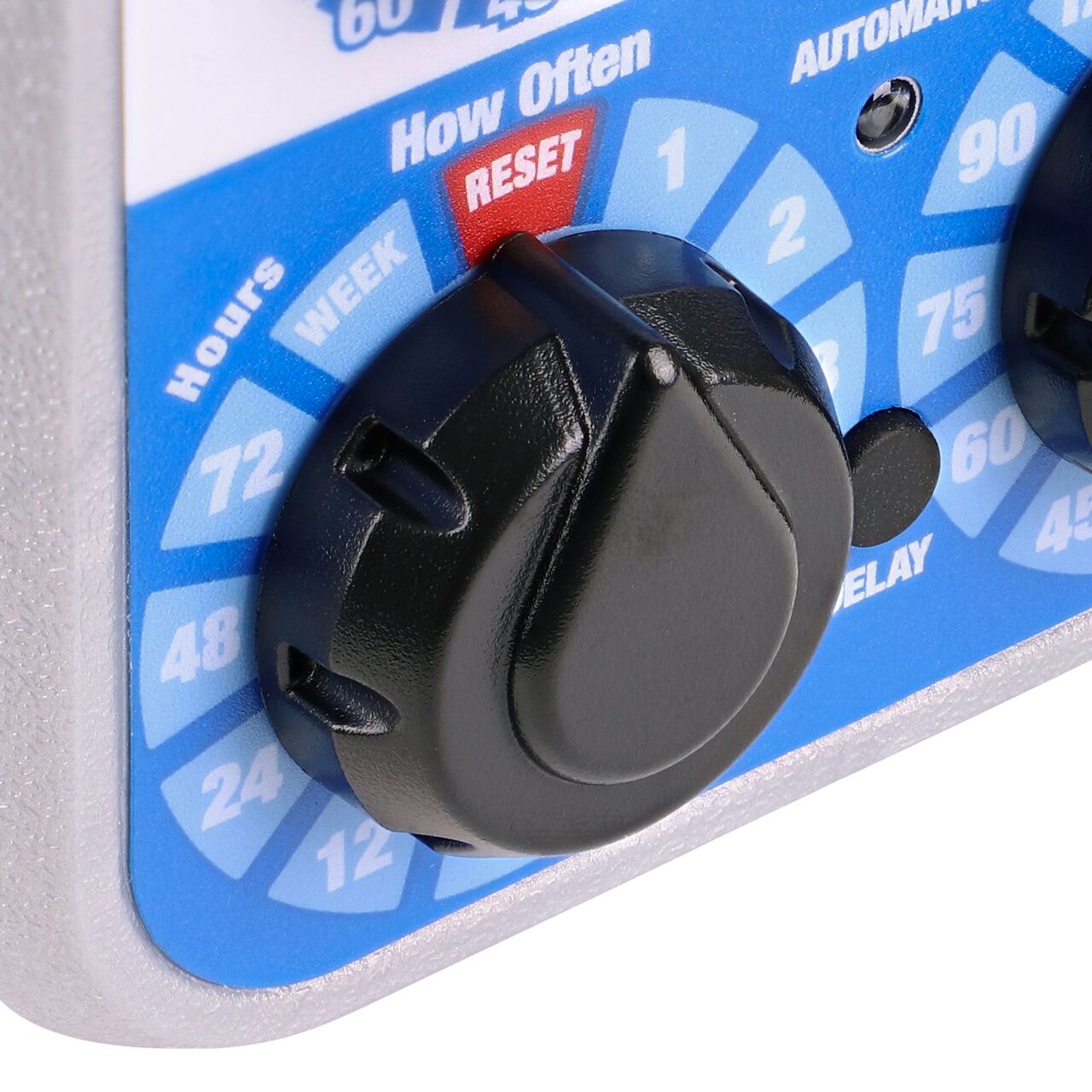 Schedule how long to water by number of minutes dial with the NDS Automatic Water Timer (NDS A675CT)