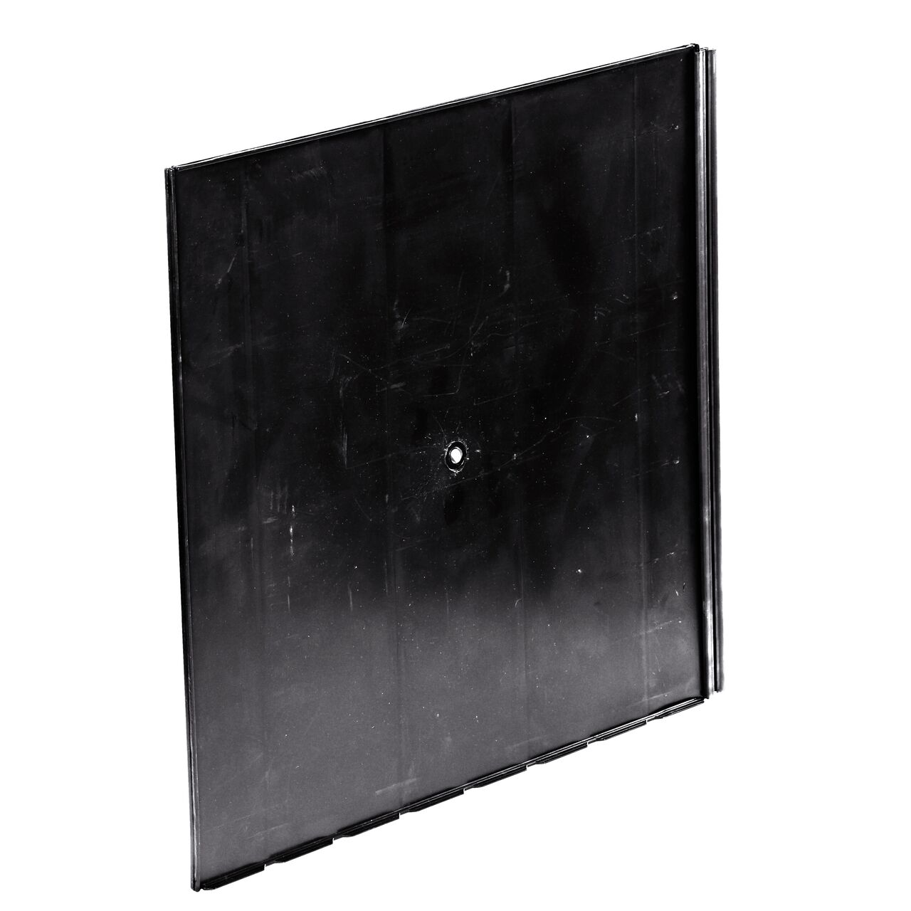 Backside view of the 24 in. deep NDS Root Barrier Panel (NDS EP-2450) shows the Anchor Lock external flanges at the base of the product
