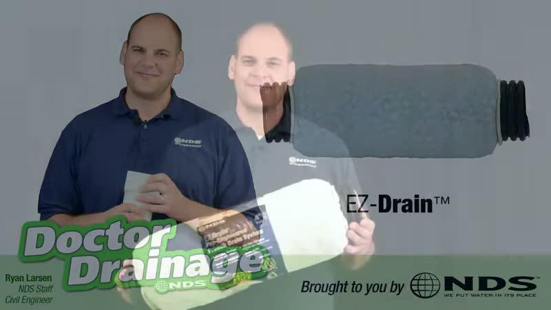 Video, EZ Drain: A Gravel-Free French Drain Alternative