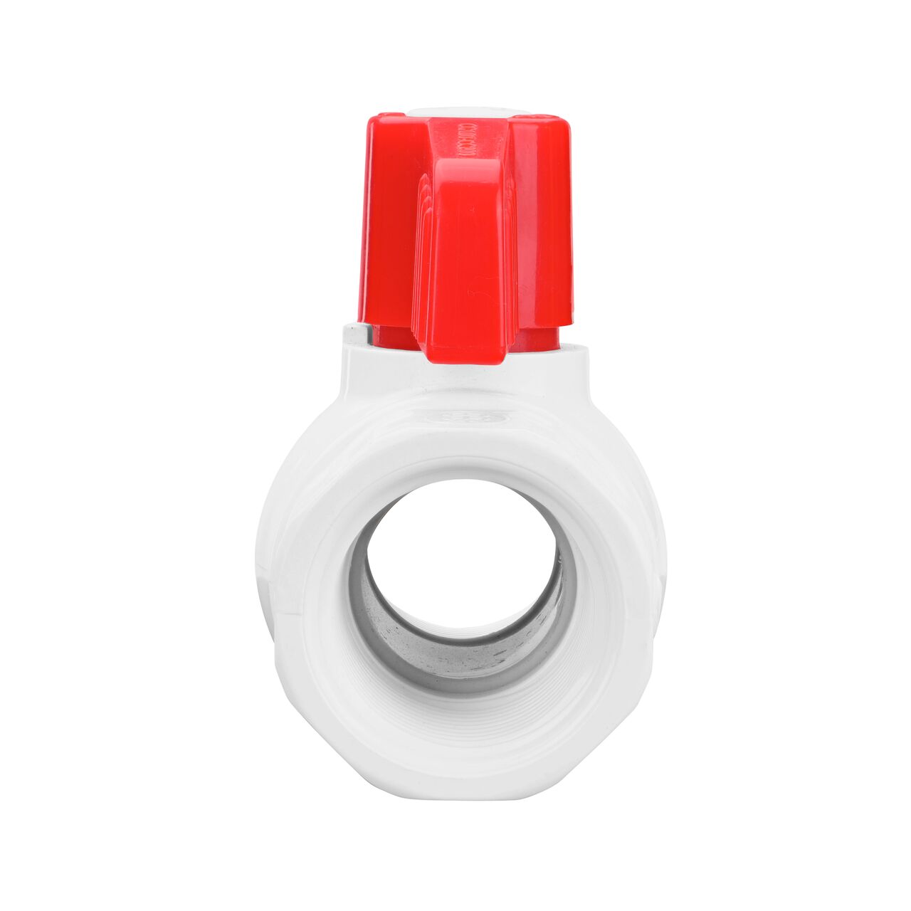 NDS 1 in. PVC IPS Ball Valve have a handle to easily rotate the ball and close off pipelines which is perfect for pool and spa, irrigation, and plumbing installations (NDS E1420-10)