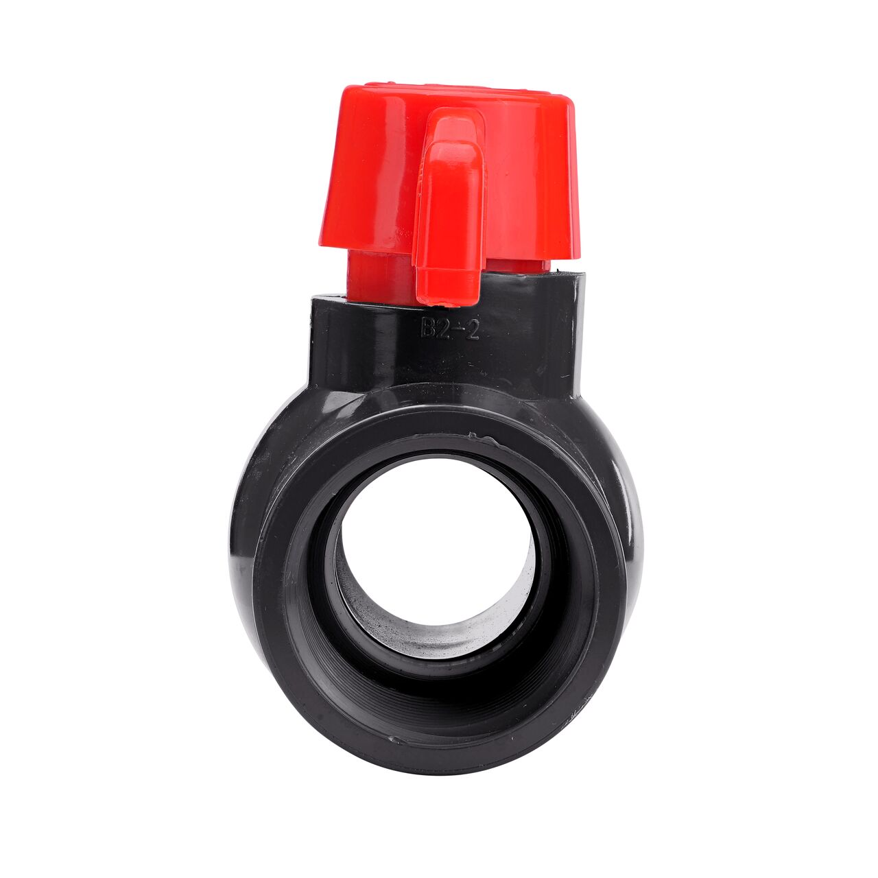 NDS 1-1/4 in. PVC IPS Ball Valve direct water flow one-way through pipes when the ball valve opens that is perfect for pool and spa, irrigation, and plumbing installations (NDS E1620-12)