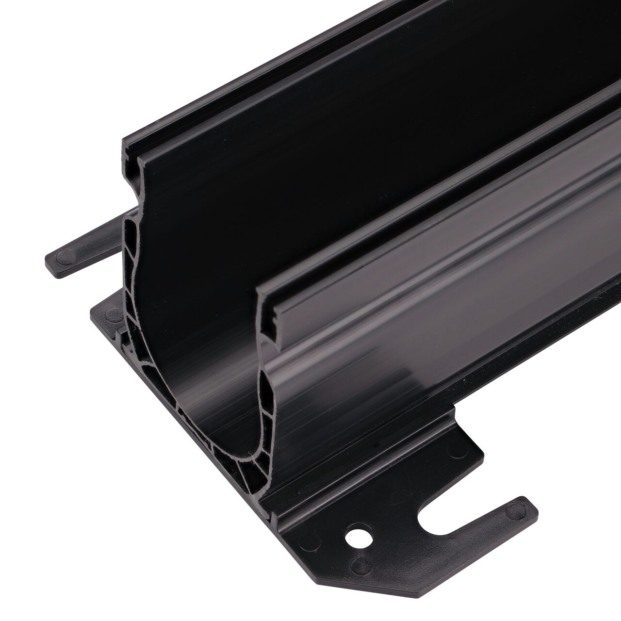Slim Channel™ Drain Anchor Clip (NDS 9270) holds the Slim Channel Drain in place
