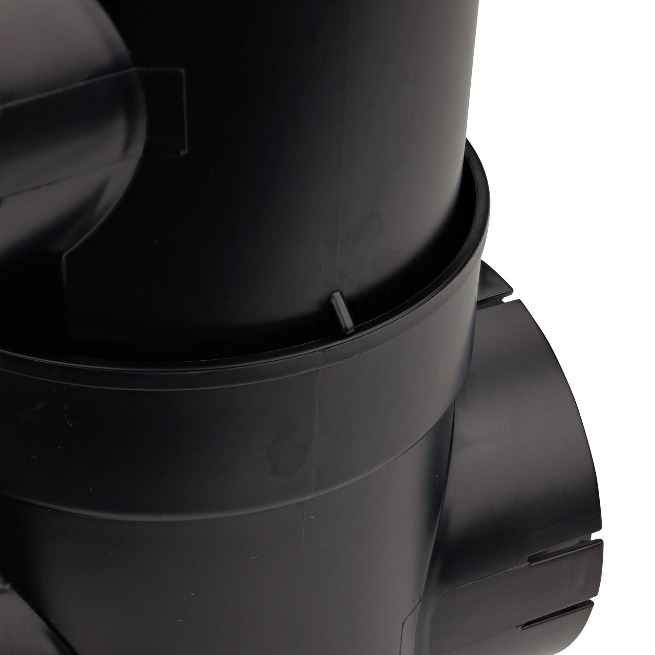Closeup view of how the 6 in. Round Spee-D® Catch Basin Drain (NDS 101) stacks on top of each other