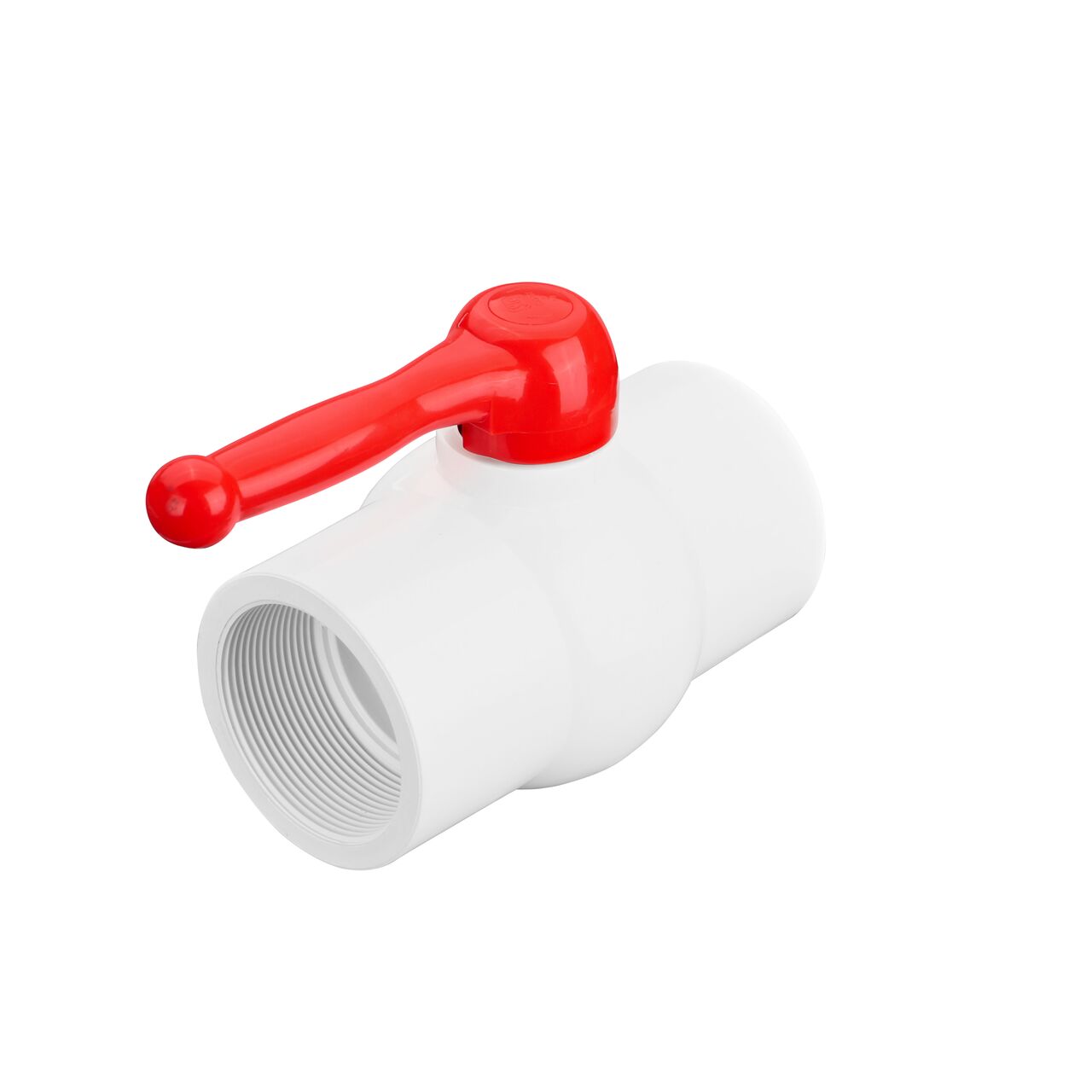 Provide a shut-off point in your pipeline with the NDS 3 in. PVC IPS Ball Valve with FPT connections (NDS E1320-30)