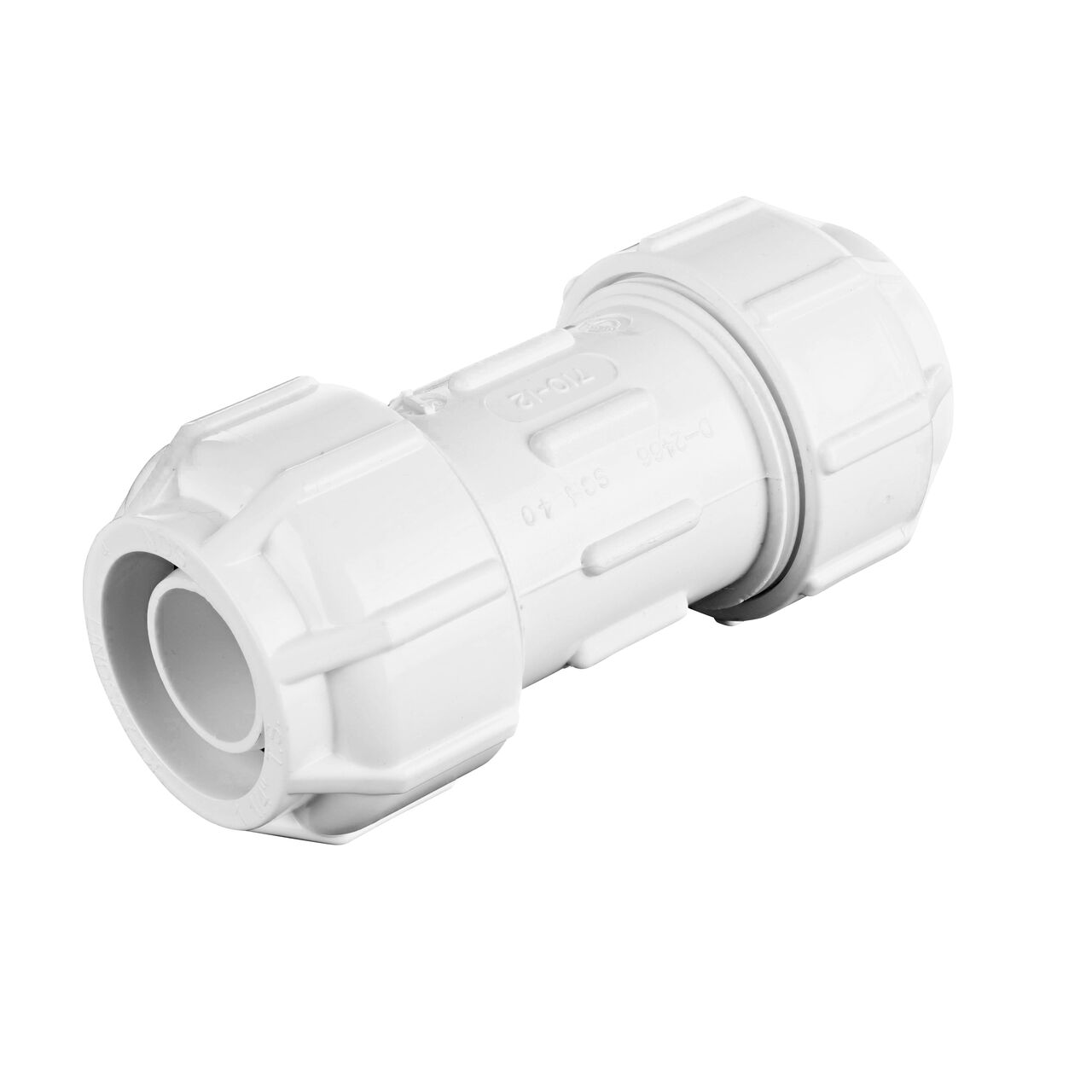 The other 1 1/4 in. compression end of the NDS 1 1/4 in. Flo-Lock™ Gripper Coupling (NDS 710-12)