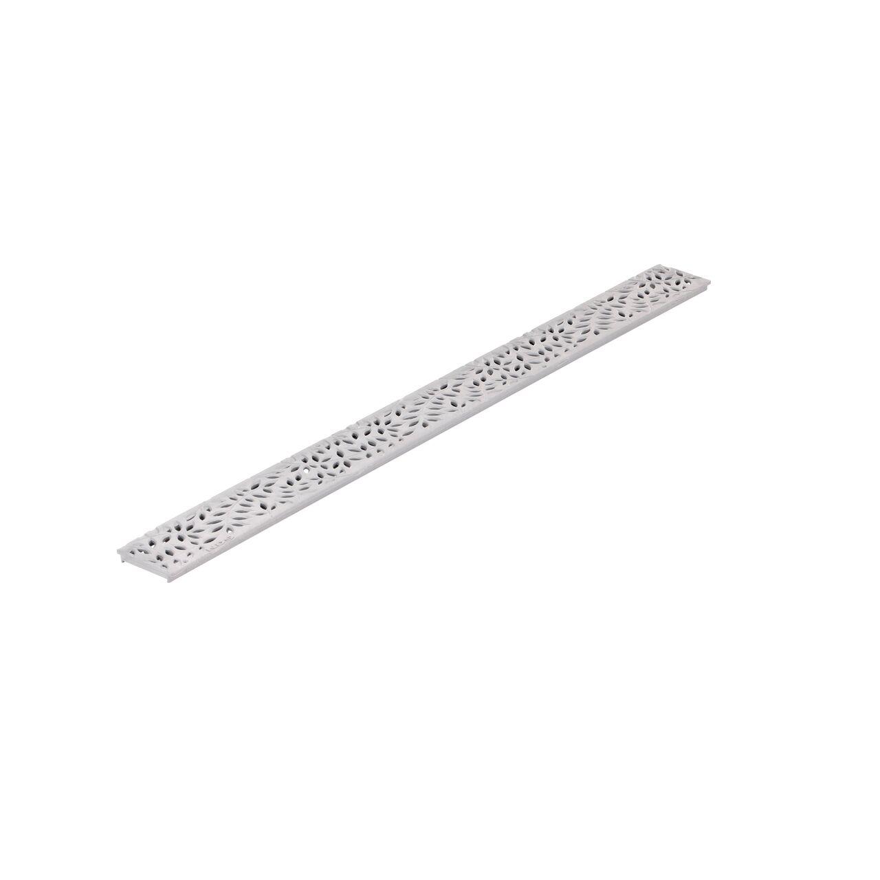 Decorative Botanical Green Plastic Mini Channel™ Drain Grate (NDS 554GY)