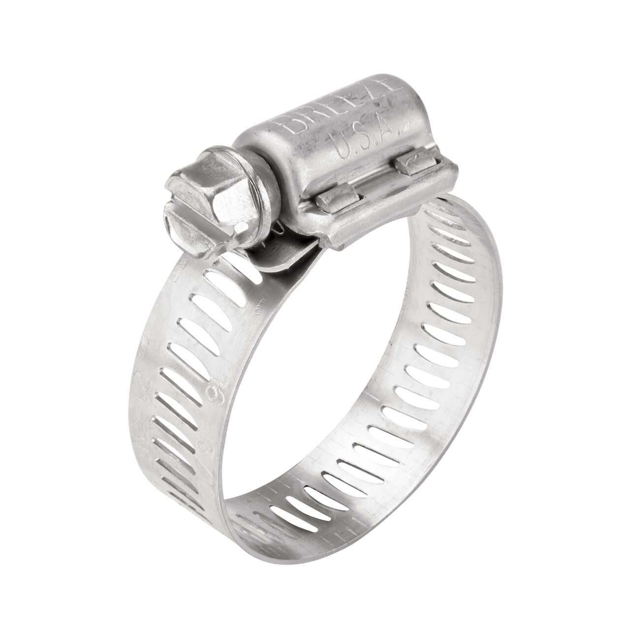 The NDS SAE 16 Worm Drive Hose Clamp with 1/2 in band width (NDS 64016H) reduces hose corrosion and system issues
