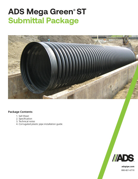 Mega Green Soil Tight Submittal Package