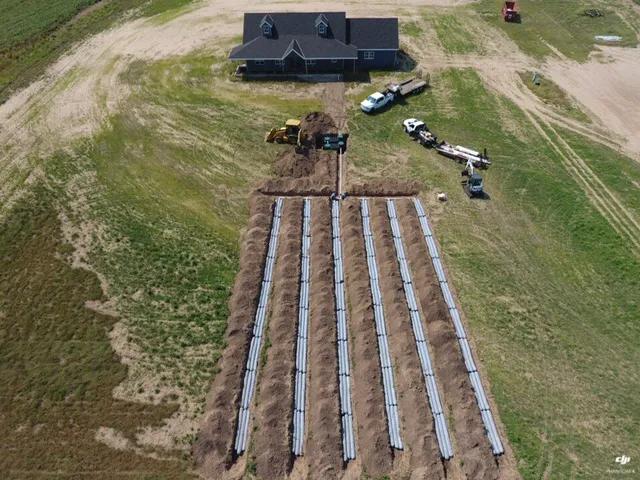 Residential Aerial EZflow Installation 5