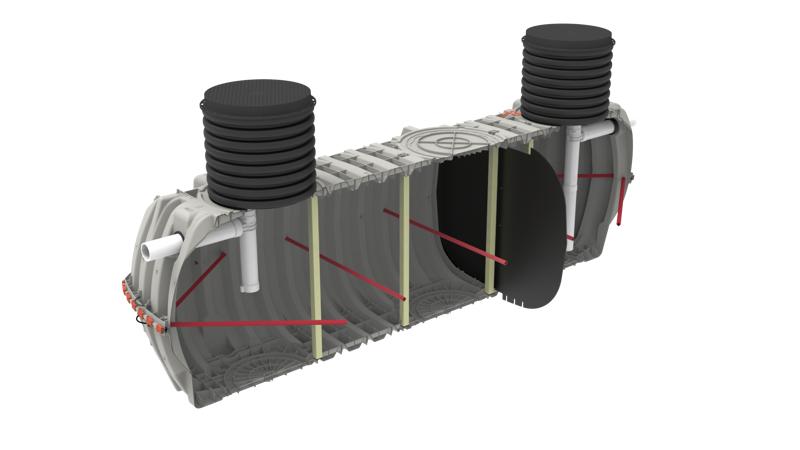 GIT-1530 - ISO Cutaway - Corrugated Baffle