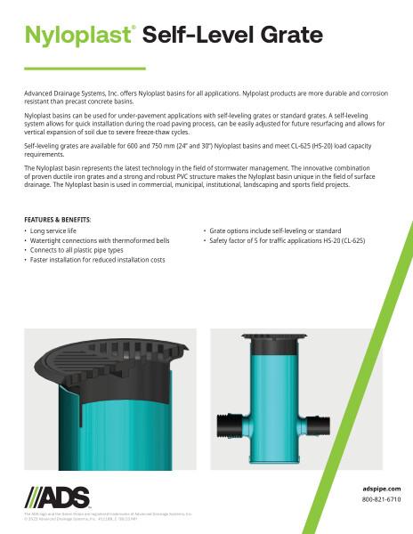 Nyloplast Self-Level Grate