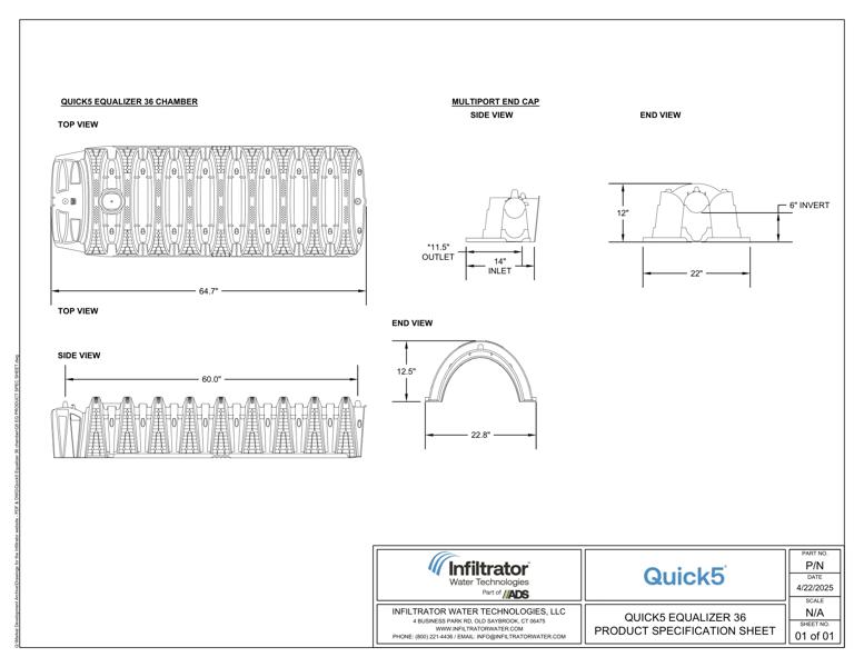 Quick5 Equalizer Product Spec Sheet