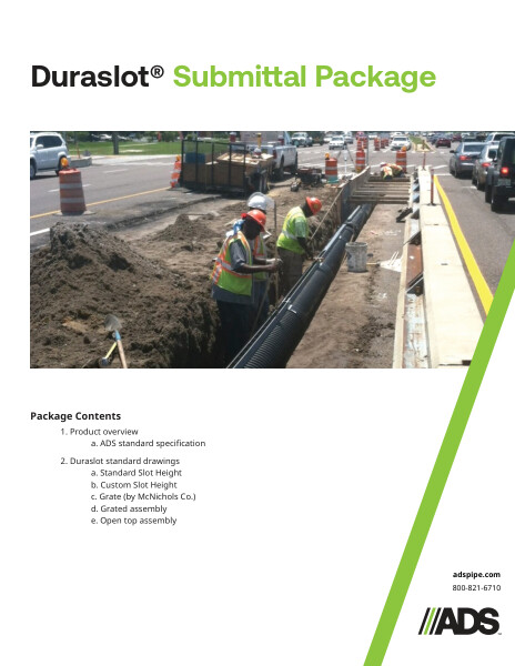 Duraslot Submittal Package