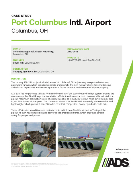 Port Columbus International Airport Case Study