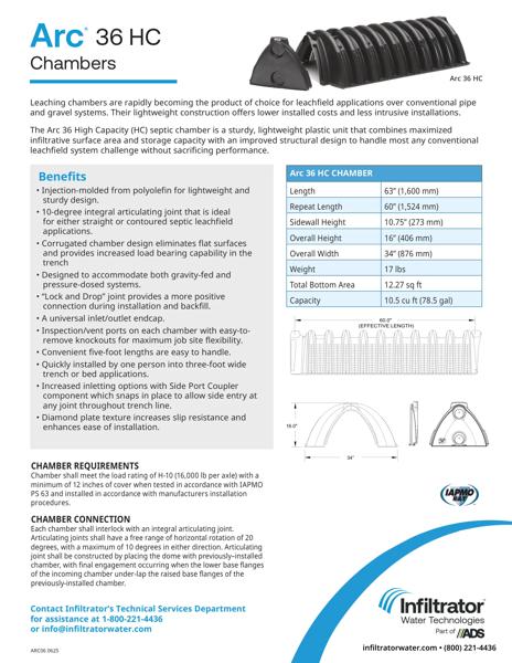 Arc 36 High Capacity Cutsheet