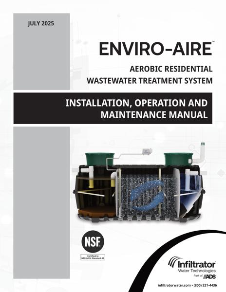 ENIVRO-AIRE Residential Installation Operation and Maintenance Manual