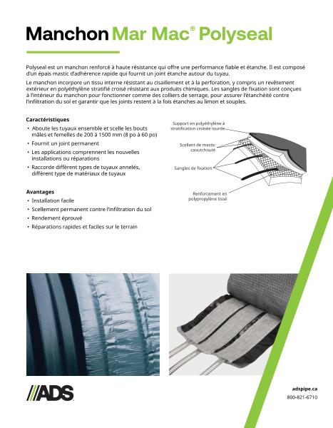 Manchon de tuyau Mar Mac polyseal