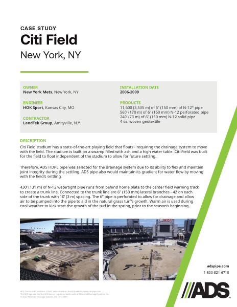 Citi Field Case Study