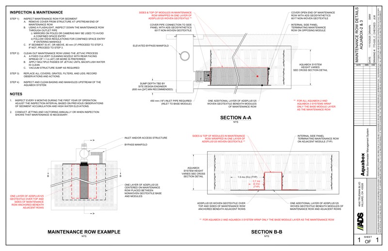 Maintenance Row Details Aquabox 2-3