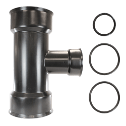 Té réducteur moulé par injection