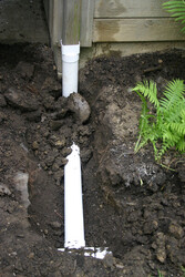 TripleWall Downspout Drainage