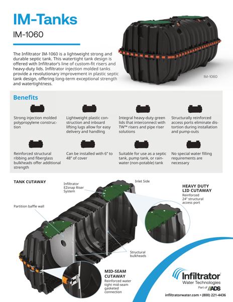 IM-1060 Tank - Cutsheet