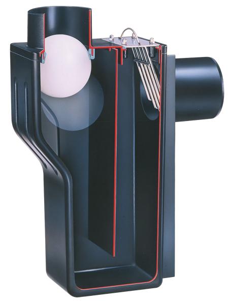 4-Inch Multi-Siphon Overflow Device