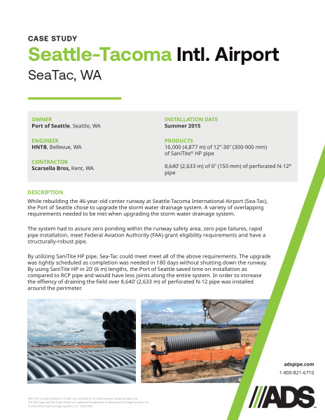 Seattle-Tacoma International Airport Case Study