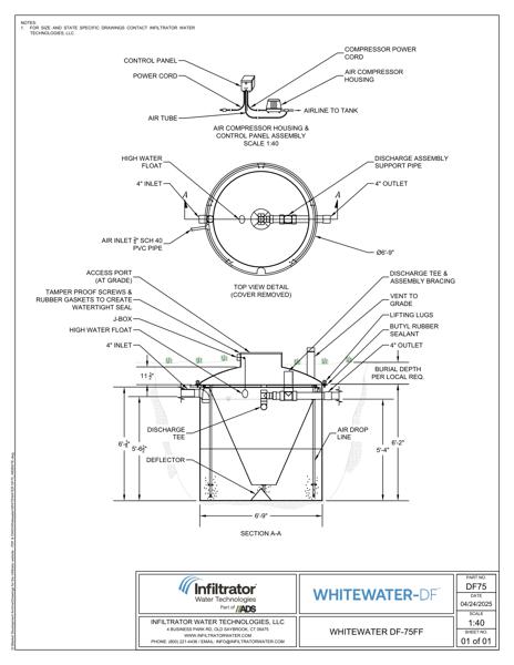 Whitewater DF-75 - Drawing