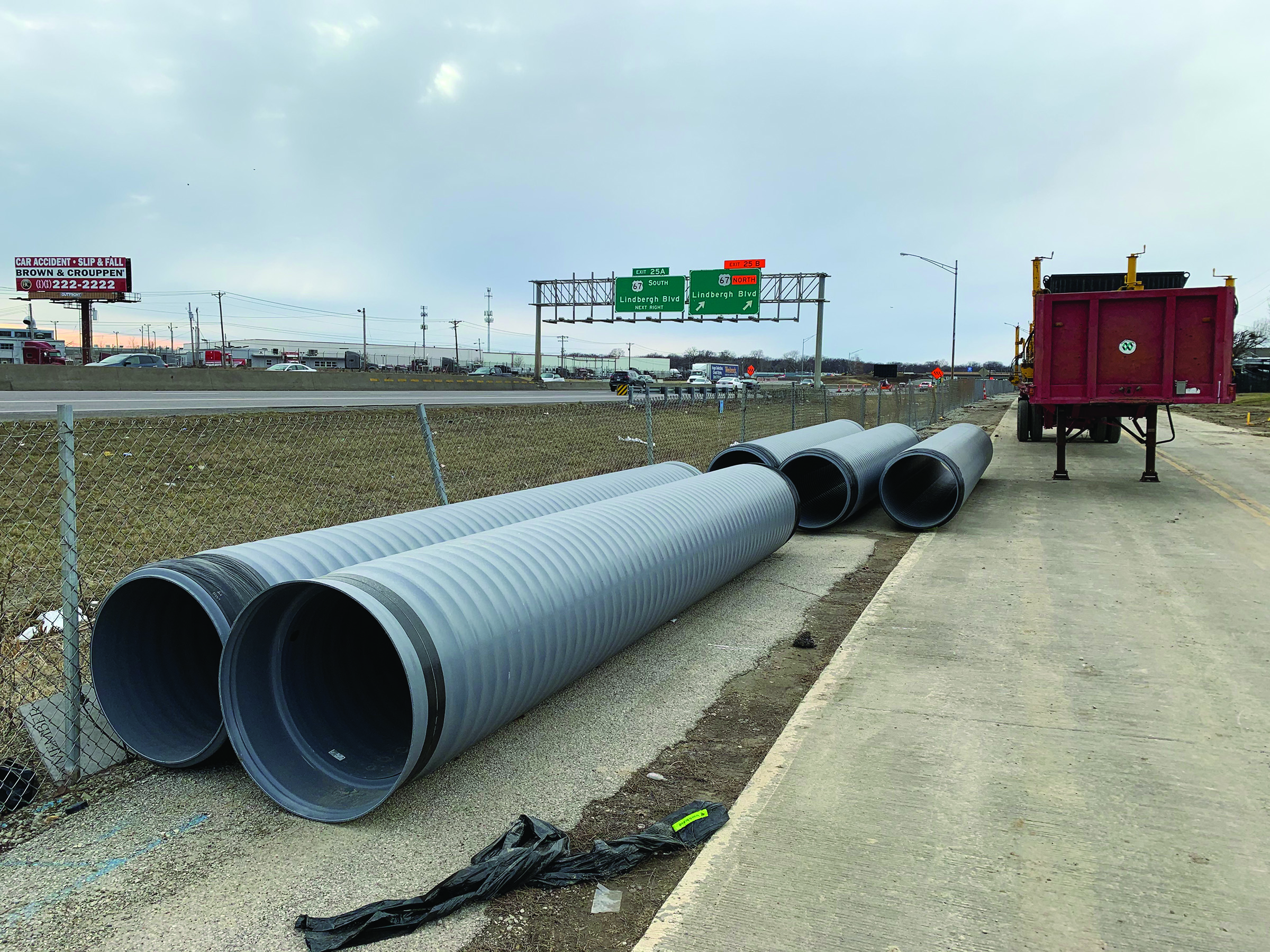 SaniTite HP Conveys Stormwater Drainage for Safer Interstate 270